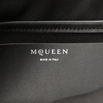 Canvas Calfskin T-Bar Shopping Bag Black