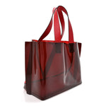 PVC Vlogo Small Escape Tote Red