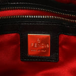Suede Mama Baguette Black