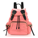 Nylon Medium Rucksack Backpack Bright Coral Pink