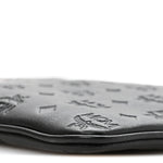 Calfskin Ottomar Monogram Medium Crossbody Pouch Black