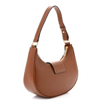 Smooth Calfskin Medium Strap Ava Triomphe Shoulder Bag Tan