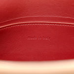 Smooth Calfskin Clasp Bucket Bag Brown