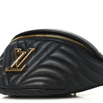 Calfskin Quilted New Wave Bumbag Black