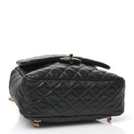 Lambskin Quilted Large In Seoul Backpack Black