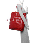 Calfskin Polly Tote Red