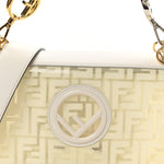TPU FF Vitello Century F is Fendi Kan I Shoulder Bag White