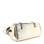 Metallic Crinkled Calfskin Medium Alexa Gold
