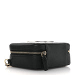 Caviar Quilted CC Filigree Vanity Clutch With Chain Black