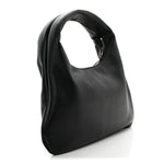 Grained Calfskin Small Everyday Shoulder Bag Black