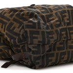 Zucca Drawstring Flap Backpack Tobacco