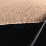 Grain De Poudre Monogram Uptown Chain Wallet Dark Beige