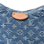 Monogram Denim Croissant MM Blue