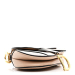 Grained Calfskin Mini Saddle Bag Fard