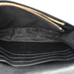Pebbled Calfskin Soho Wallet On Chain Black
