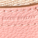 Grained Calfskin Small Marcie Saddle Bag Blossom Pink