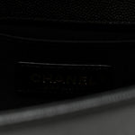 Caviar Quilted Medium Boy Flap Black