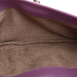 Nappa Intrecciato Flap Crossbody Purple