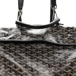 Goyardine Saint Leger Soft Briefcase Backpack Black