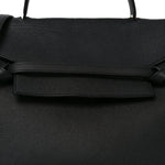 Grained Calfskin Mini Belt Bag Black