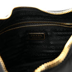Tessuto Nylon Saffiano Mini Re-Edition 2005 Bag Black
