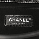 Caviar Quilted Medium Boy Flap Black