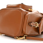 Soft Calfskin Medium Backpack Cognac