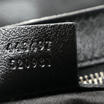 Sequin Matelasse Small GG Marmont Shoulder Bag Black