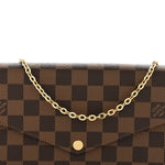Damier Ebene Pochette Felicie Chain Wallet