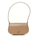 Box Calfskin Mini Voltaire Shoulder Bag Dark Cork