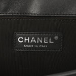 Lambskin Quilted Medium Boy Flap Dark Grey