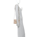 Grain De Poudre Monogram Cassandra Chain Wallet  Dark Beige