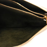 Lambskin Embossed Monogram Coussin PM White