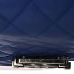 Calfskin Quilted Medium Boy Flap Blue