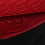 Jersey Quilted Micro Mini Flap Black