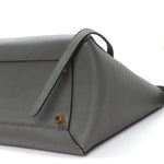 Grained Calfskin Mini Belt Bag Grey