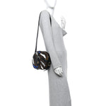 X LOL Monogram Boite Chapeau Souple Blue Silver