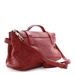 Shrunken Calfskin Medium Alexa Red