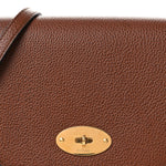 Natural Grained Calfskin Small Darley Satchel Oak