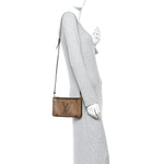 Reverse Monogram Giant Double Zip Pochette