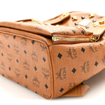 Visetos Studded Small Dual Stark Backpack Cognac