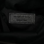 Grained Lambskin Monogram Large Niki Chain Satchel Black