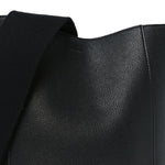 Soft Grained Calfskin Small Sangle Bucket Bag Black