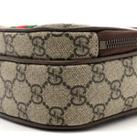 GG Supreme Monogram Web Mini Ophidia Double Zip Messenger Bag Beige New Acero