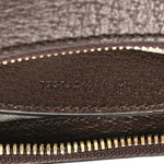 GG Supreme Monogram Textured Dollar Calfskin Web Small Ophidia GG Handbag Beige Ebony New Acero