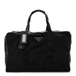 Tessuto Nylon Saffiano Carry On Travel Bag Black