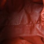 Smooth Butter Calf The Pouch Oversized Clutch Rust
