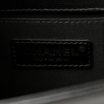 Caviar Quilted Small Boy Flap Black