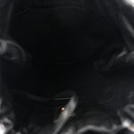 Lambskin Matelasse Monogram Medium Jamie 4.3 Pochon Black
