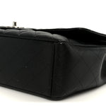 Caviar Quilted Maxi Double Flap Black